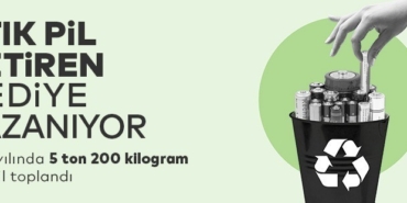 Ataşehirliler atık pilleri toplayıp hediyeler kazanıyor