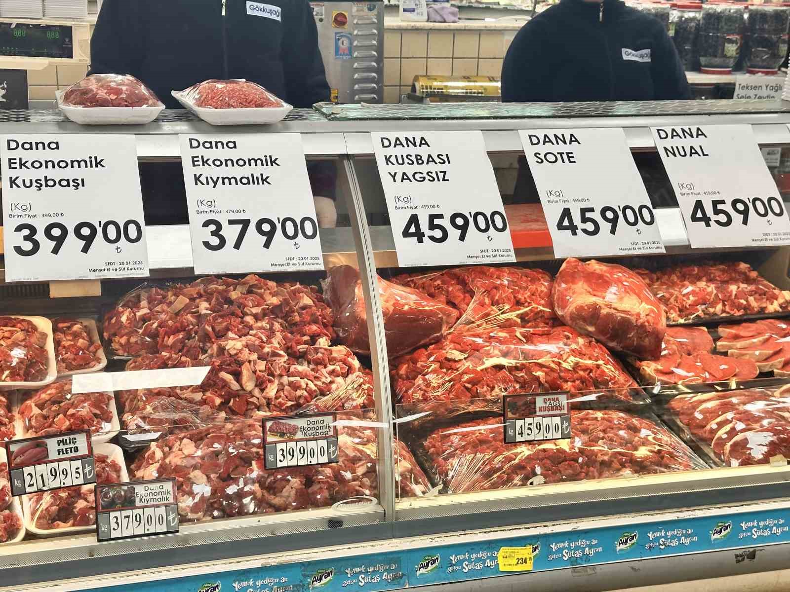 İstanbul’da bazı marketlerde et fiyatları Ramazan ayı boyunca sabitlendi