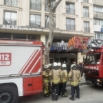 Şişli’de bir otelde korkutan yangın