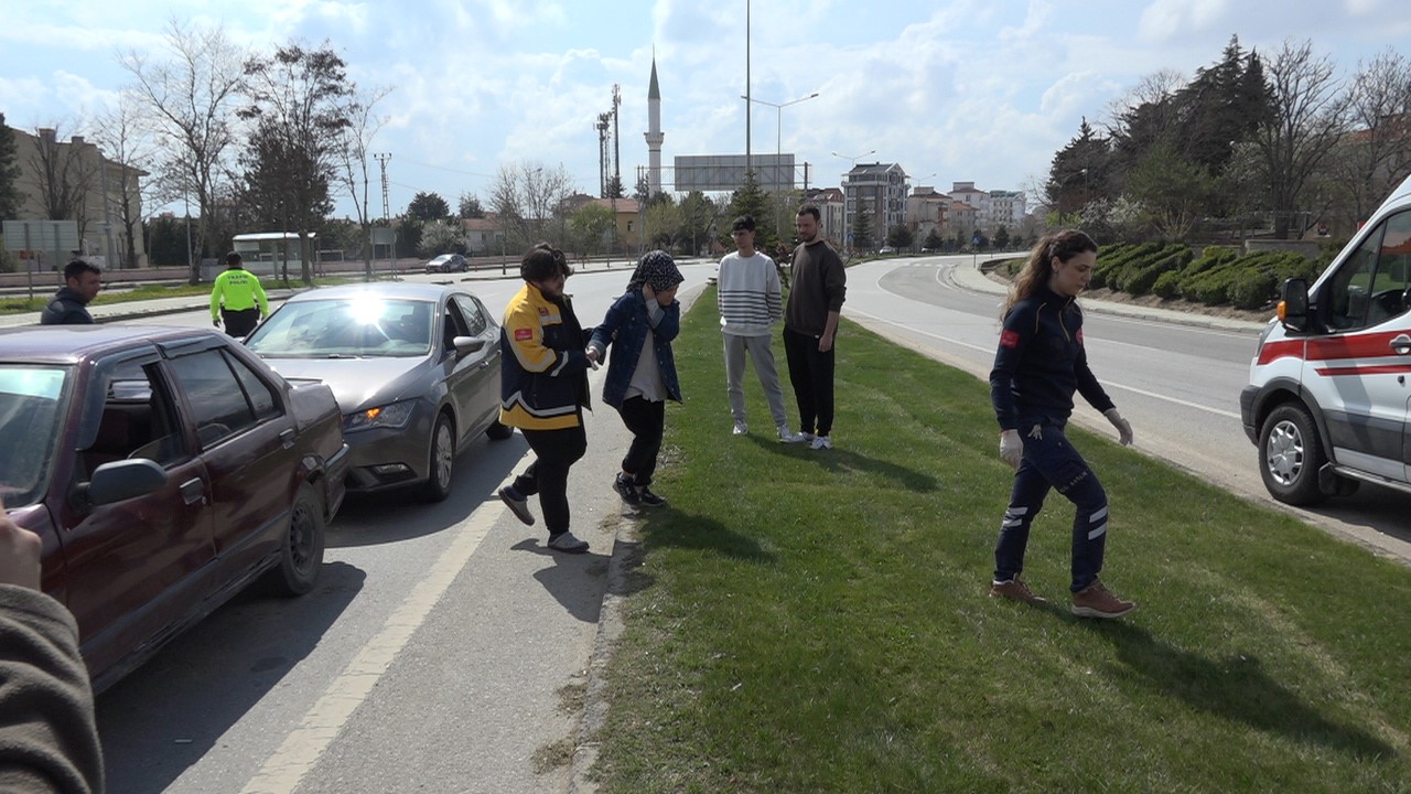 Kırklareli’nde zincirleme trafik kazası