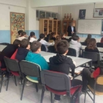 Öğrenciler müsilaj konusunda bilgilendiriliyor