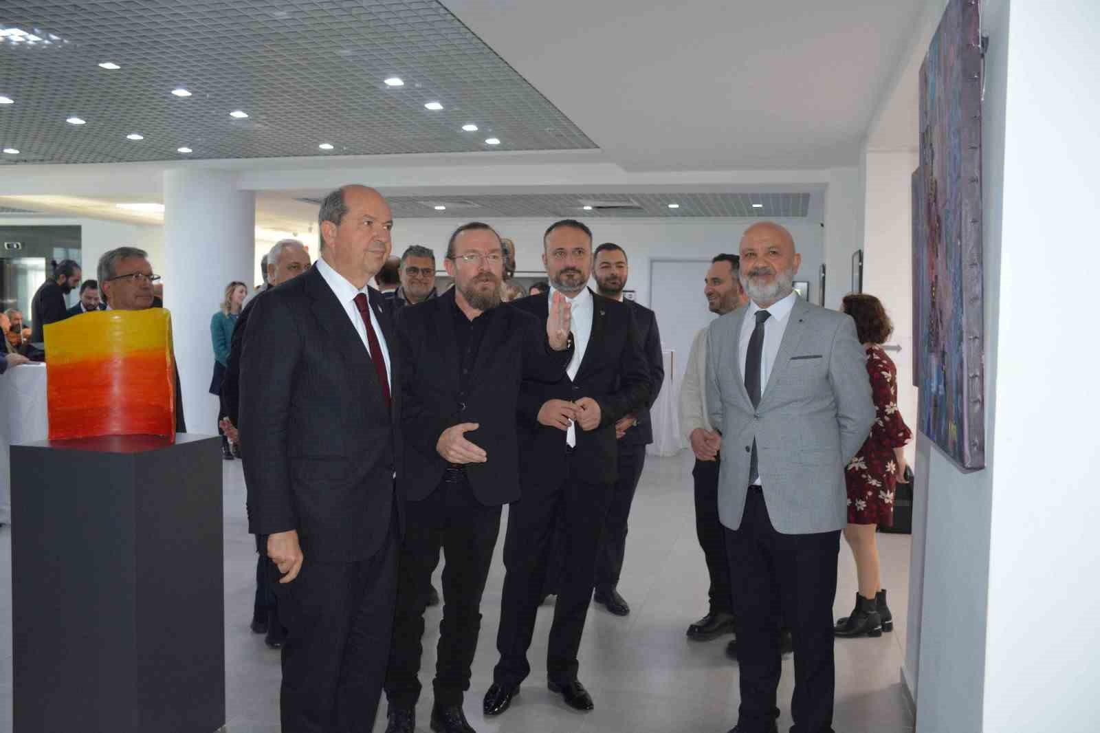 KKTC Cumhurbaşkanı Ersin Tatar, 8 Mart Dünya Kadınlar Günü Sergisi’nin açılışını yaptı