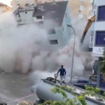 Kartal’da bir bina yıkım esnasında çöktü