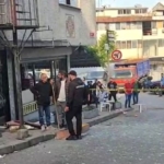 Güngören’de iş yerinde patlama anı kamerada