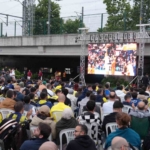 Kartal’da Fenerbahçe’nin Euroleague final maçı dev ekranda izlendi