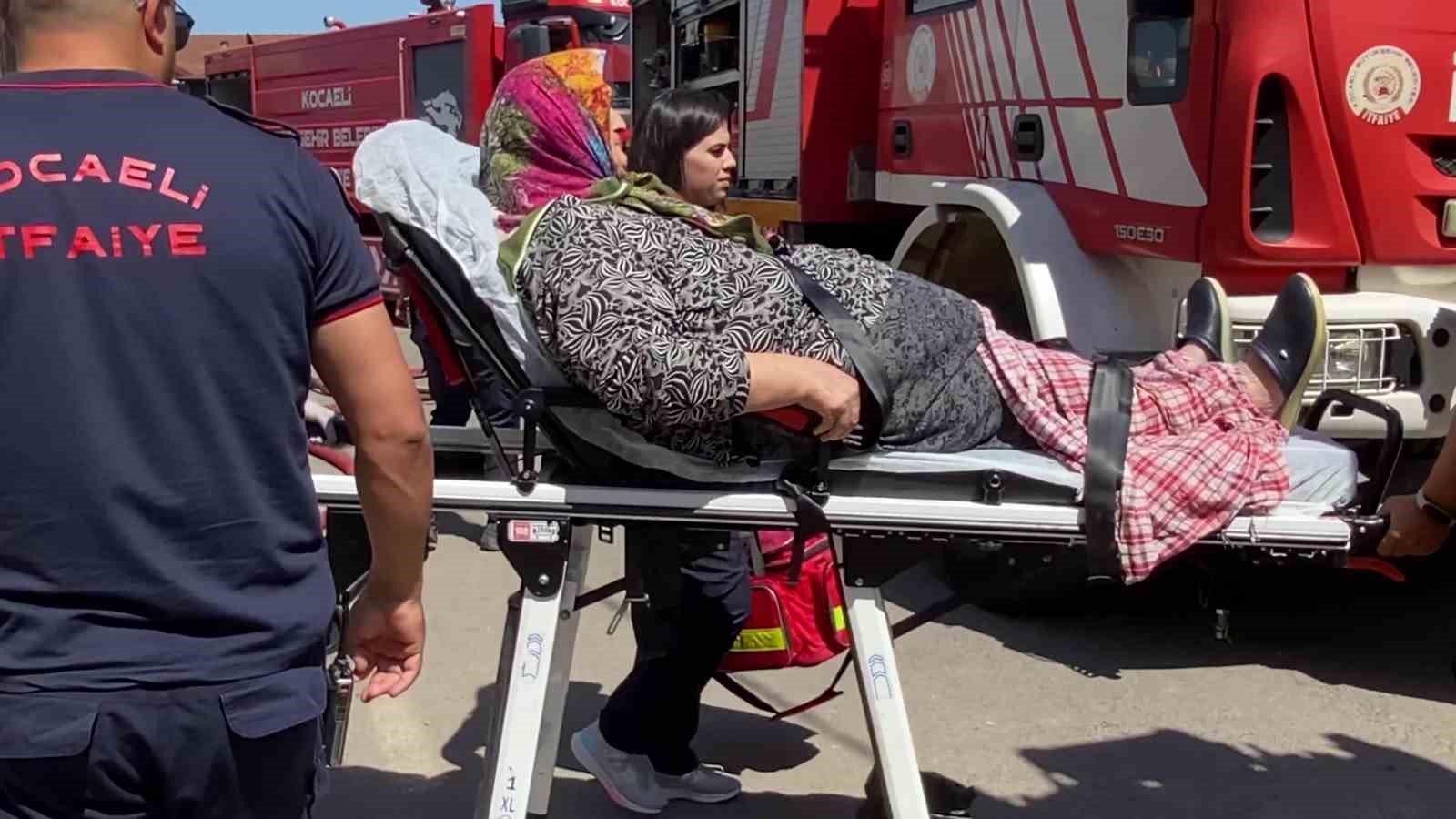 Apartmanda yangın paniği: Yaşlı kadın fenalık geçirdi