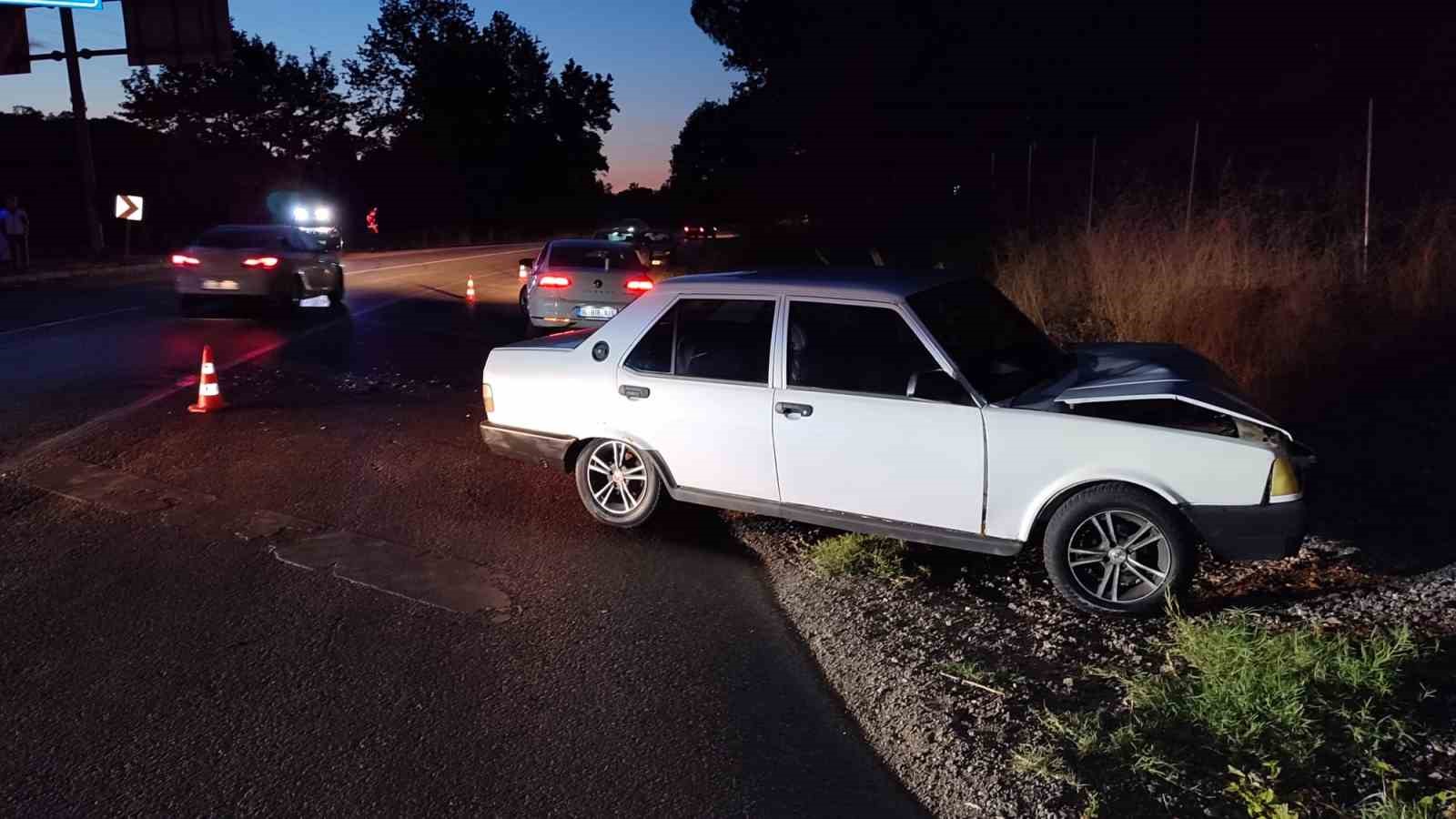 Bursa’da iki otomobil çarpıştı: 2 yaralı