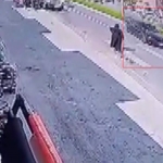 Yaya geçidinden geçerken canından oluyordu