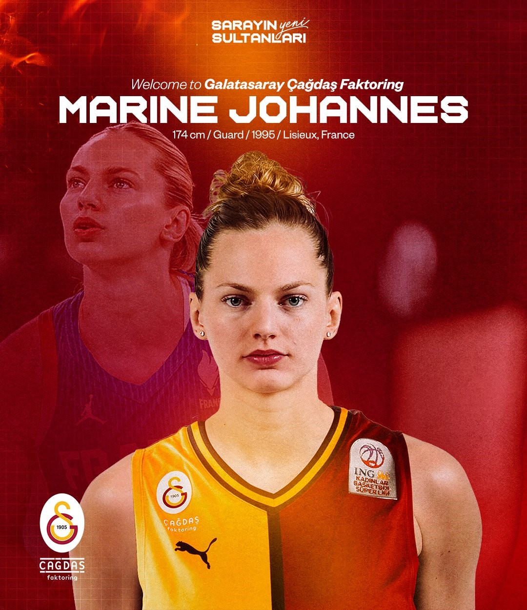 Galatasaray, Marine Johannes’i transfer etti