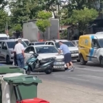 Yol verme tartışmasında aracın önünü kesti, sileceği kırıp cama yumruk attı