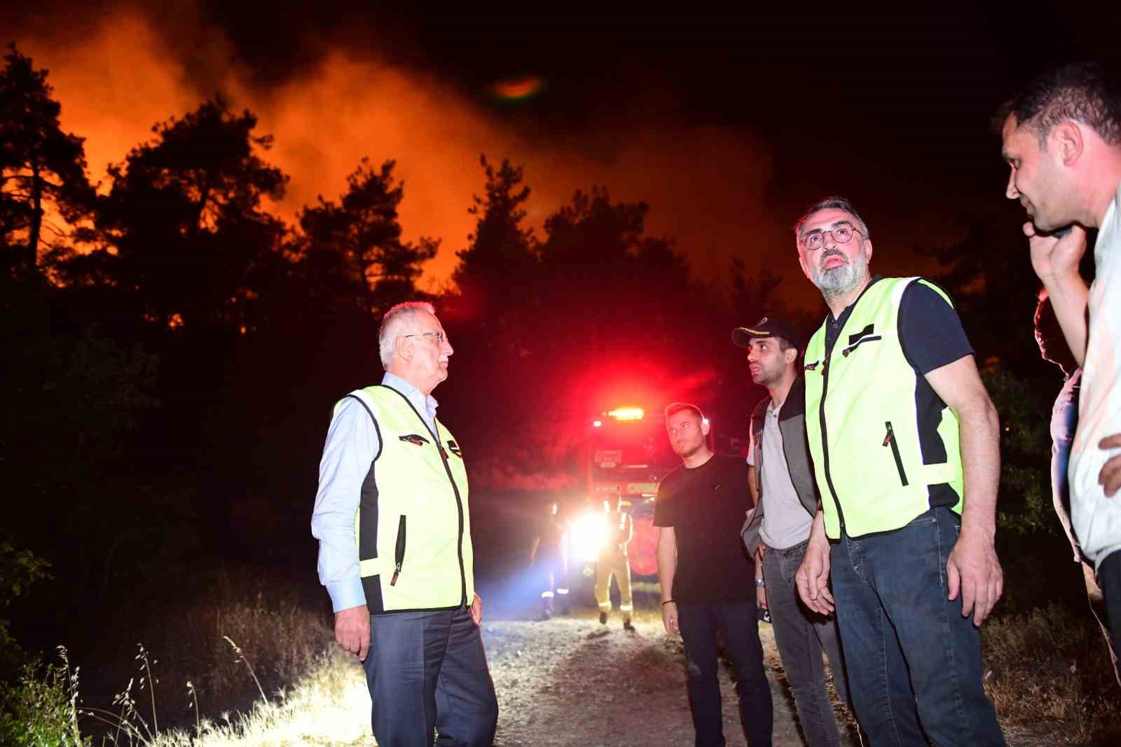 Kestel’de eşgüdüm, teknoloji ve dayanışmayla yangının önü kesildi
