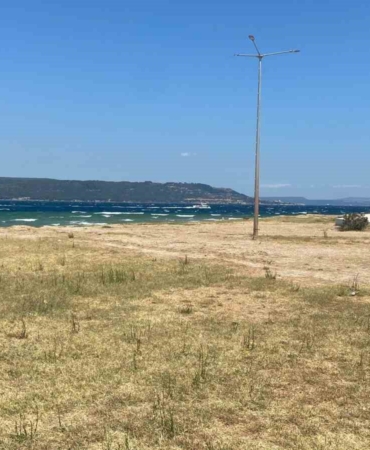 Çanakkale’de sahilde patlamamış top mermisi bulundu