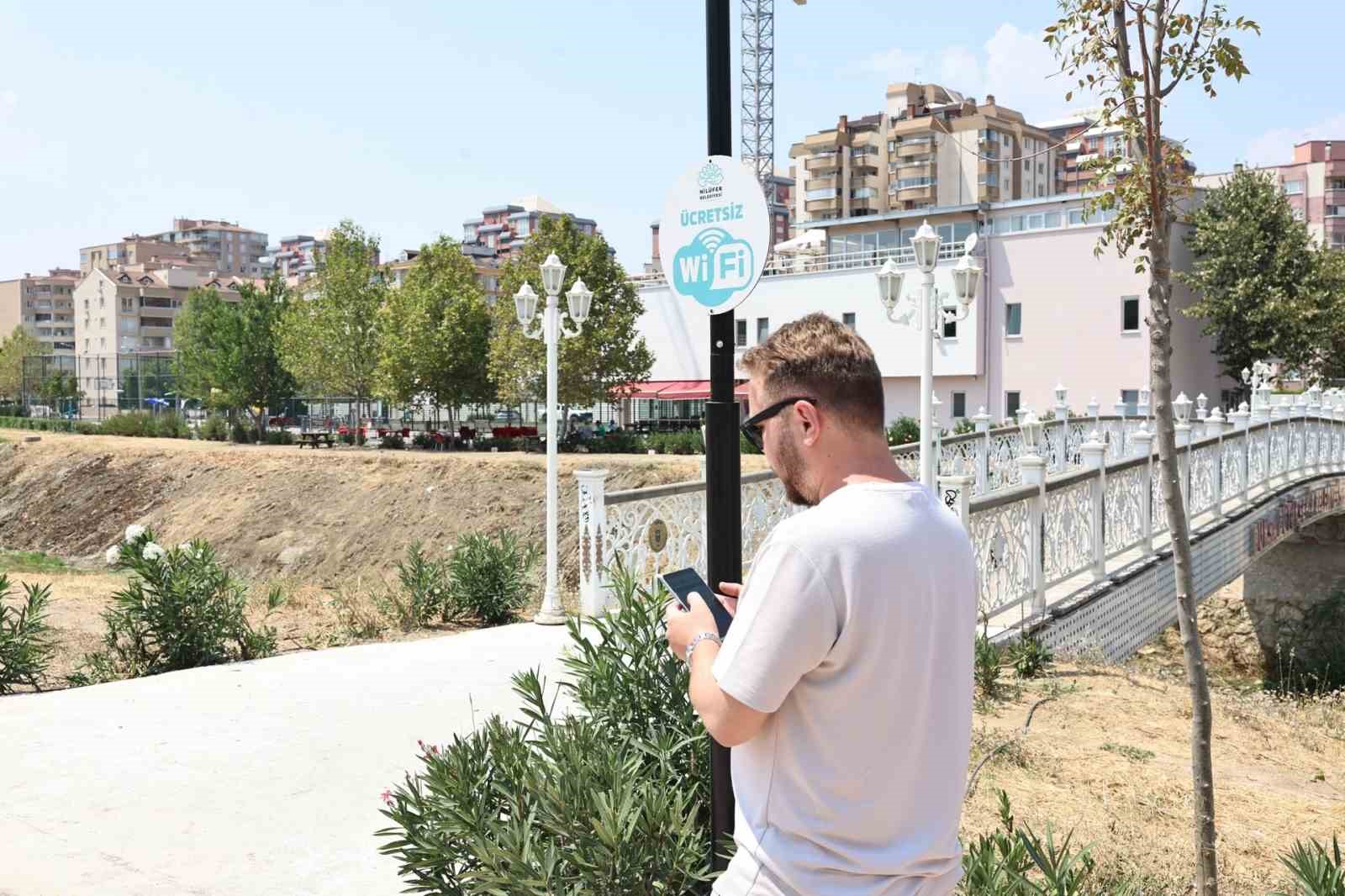 Nilüfer Belediyesi ücretsiz internet noktalarını artırıyor