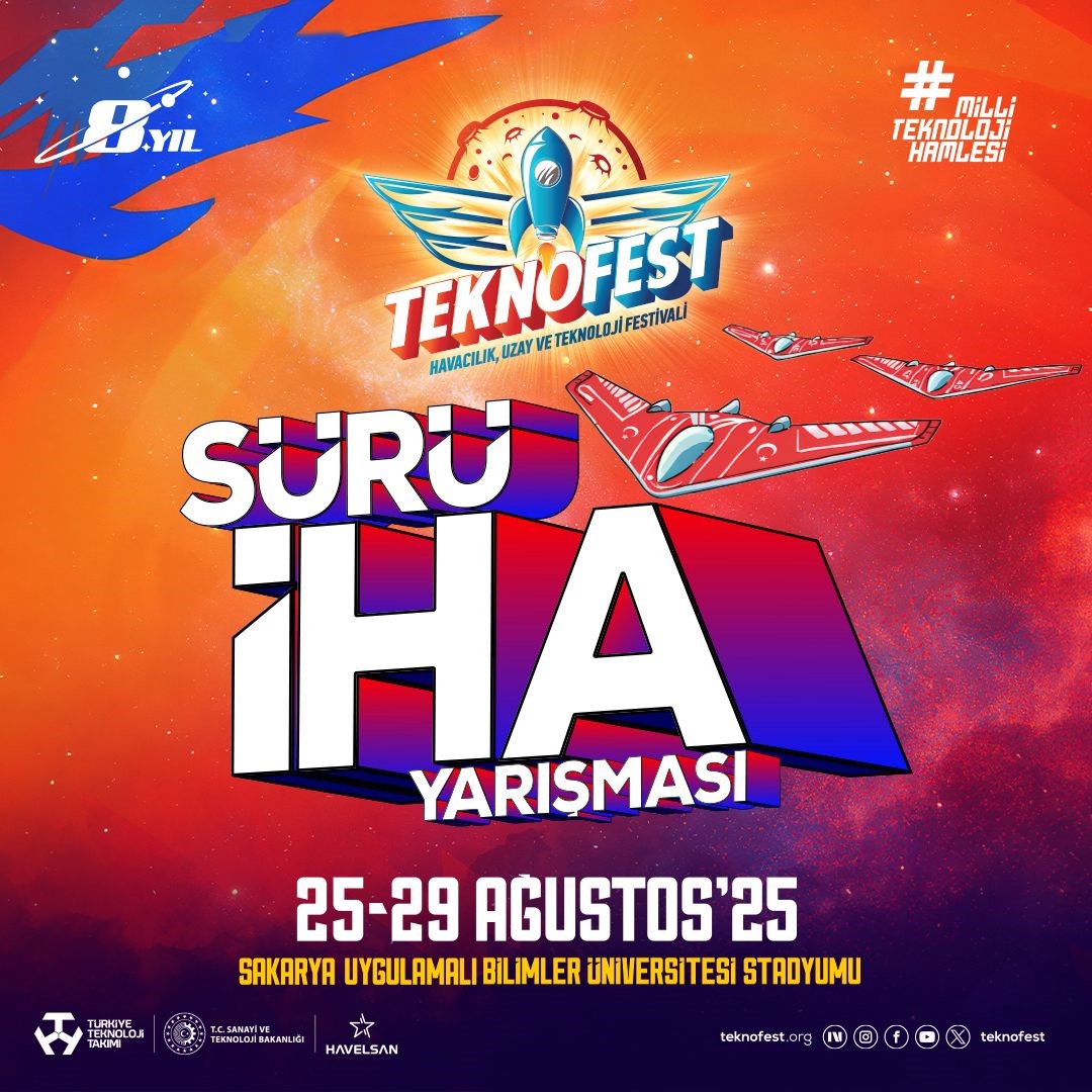 TEKNOFEST Sürü İHA Yarışması Sakarya’da başlıyor