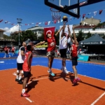 Ümraniye’de ’3x3 Sokak Basketbolu’ heyecanı yaşandı