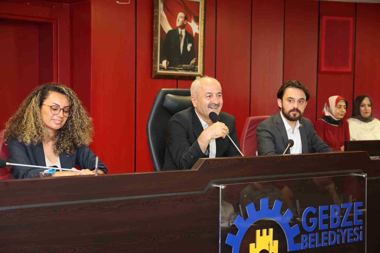 Gebze meclisinde kadro değişikliği teklifi oy birliğiyle kabul edildi