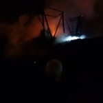 Bursa’da çıkan yangında samanlık kullanılamaz hale geldi
