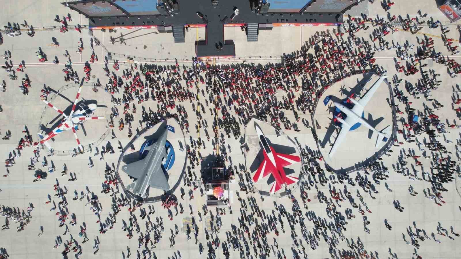 TEKNOFEST etkinlik alanı havadan görüntülendi