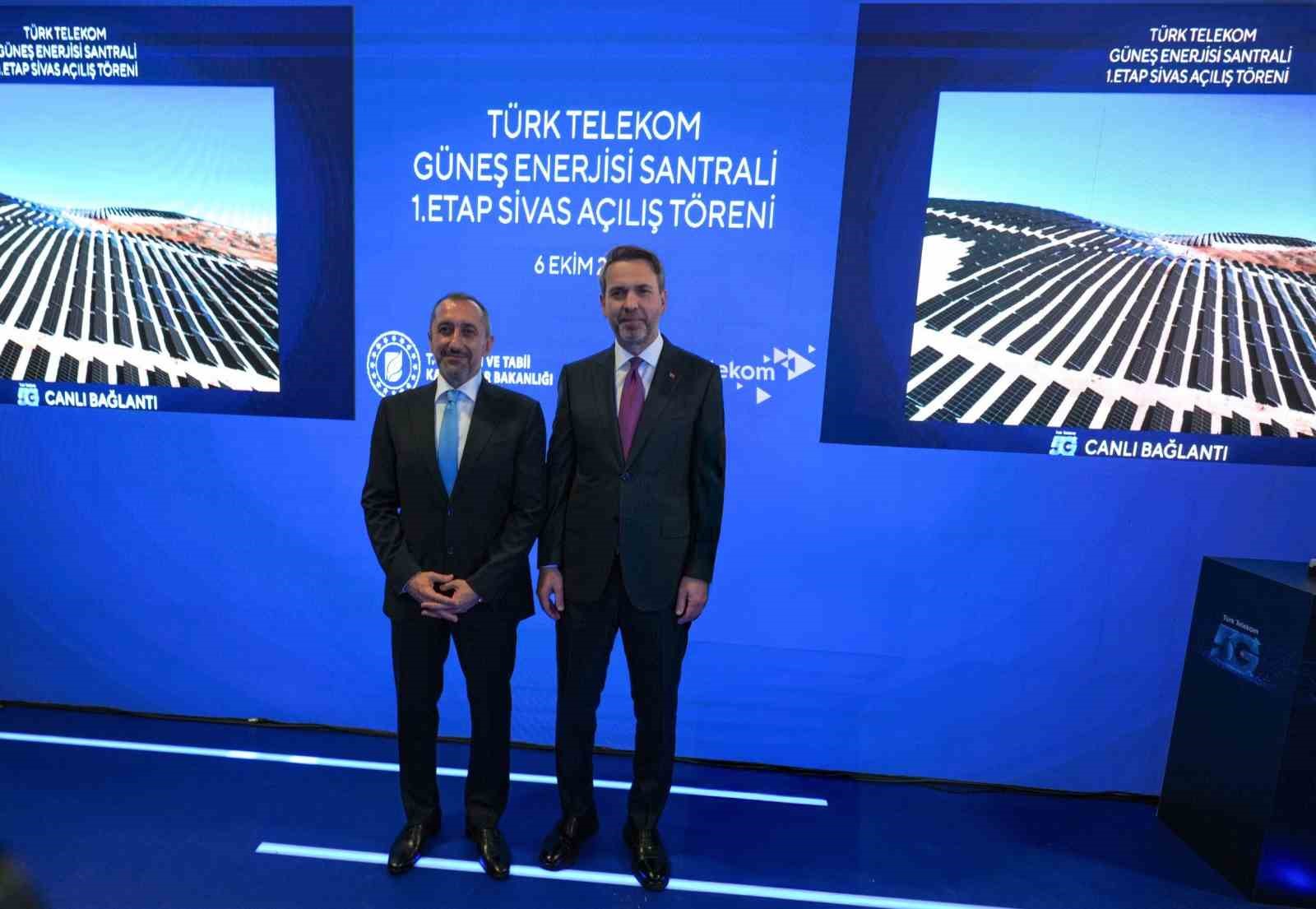 Türk Telekom Sivas’taki GES yatırımını 5G ile İstanbul’dan açtı