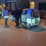 Takla atan elektrikli treeporterde 1 kişi yaralandı