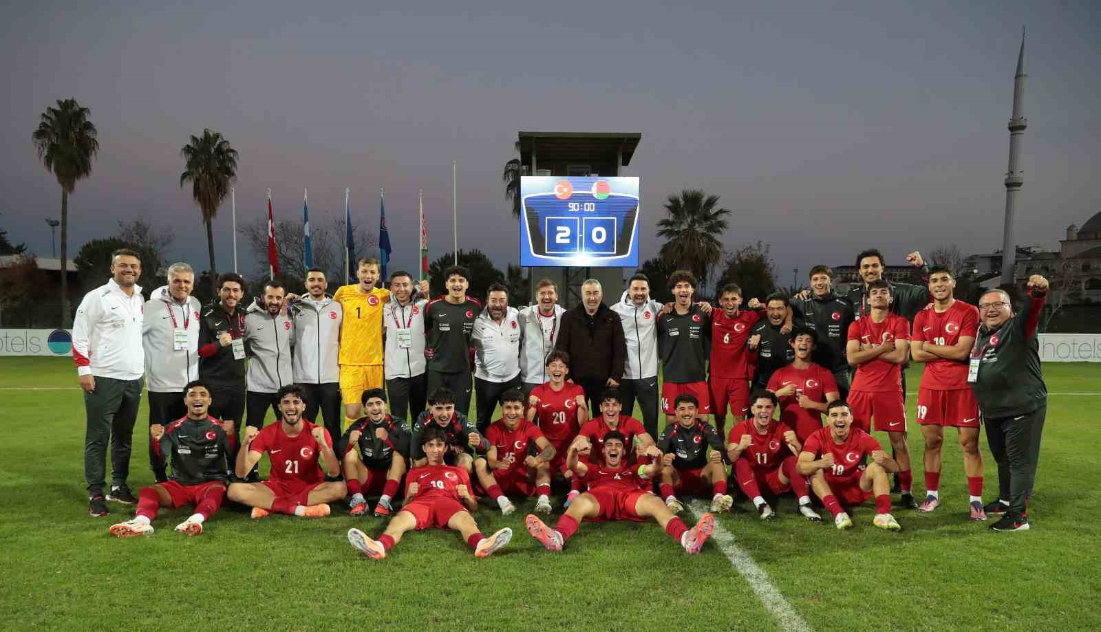 U19 Milli Takım, Belarus’u 2-0 yenerek Elit Tur’a yükseldi