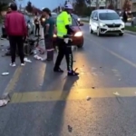 Sakarya’da otomobil ile motorlu bisiklet çarpıştı: 1 yaralı