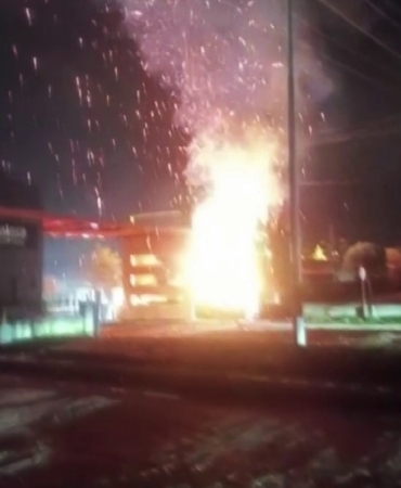 Sakarya’da OSB girişinde korkutan yangın