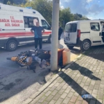 Bursa’da eğitim pistinde feci kaza...Ehliyetsiz genç kuryeye çarptı