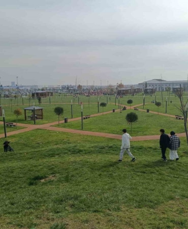 Atatürk Havalimanı Millet Bahçesi’ne ilk gününde yüzlerce vatandaş akın etti