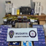 Mudanya’da yüklü miktarda kaçak tütün ürünleri ele geçirildi
