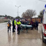Erdek’te kamyon ile motosiklet çarpıştı: 1 yaralı