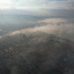 Büyükçekmece’de sis etkili oldu