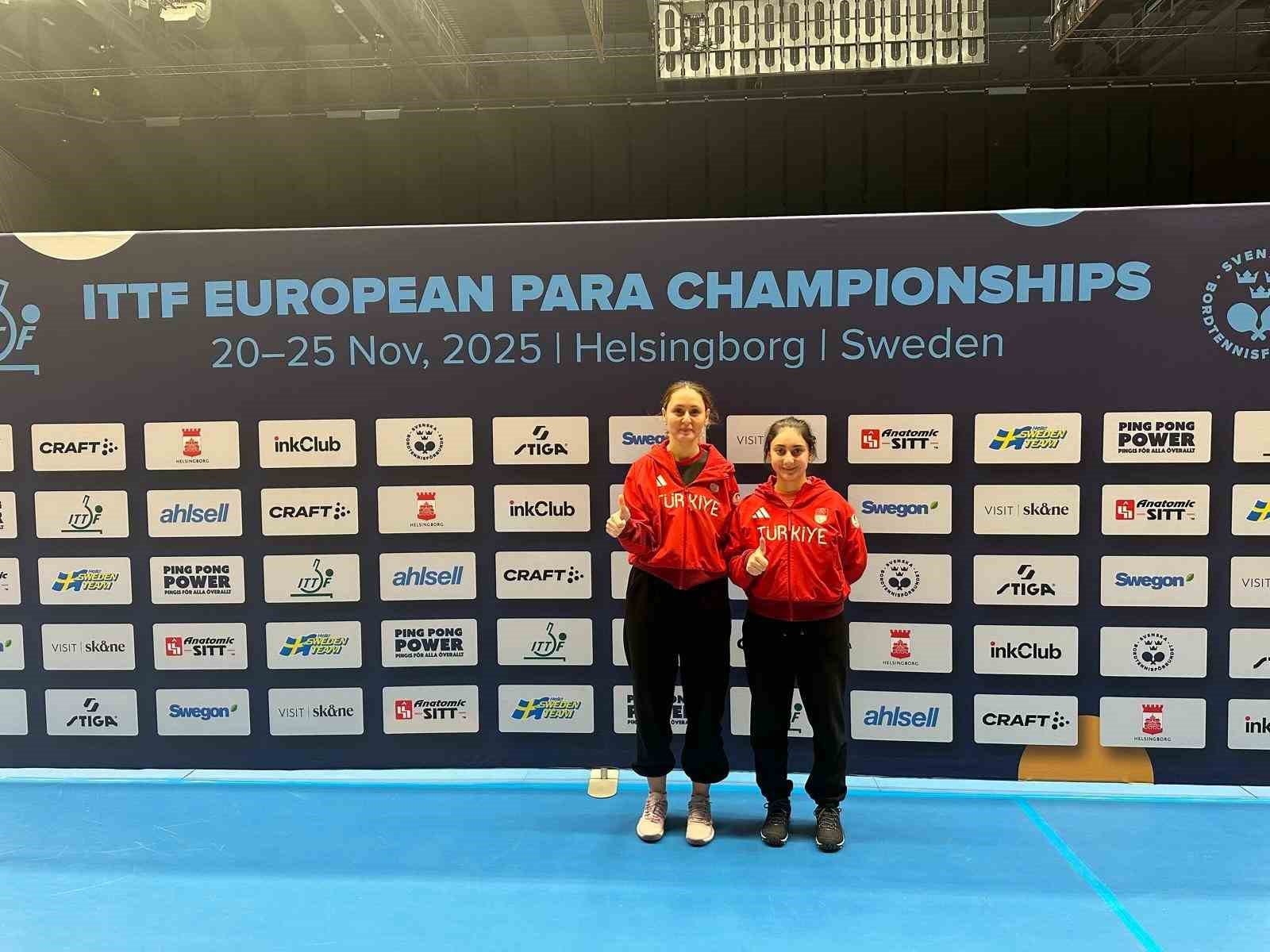 Para Masa Tenisi Kadınlar Milli Takımı’nda çifte yarı final heyecanı