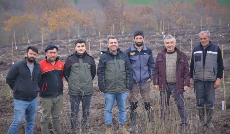 Manyas’ta orman köylüsüne gelir getirici ağaçlandırma