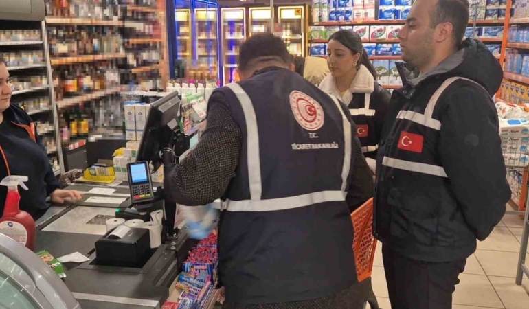 Tekirdağ’da marketlere denetim