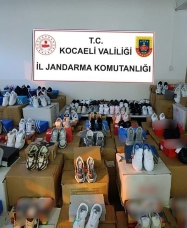 Kocaeli’de sahte ayakkabı operasyonu