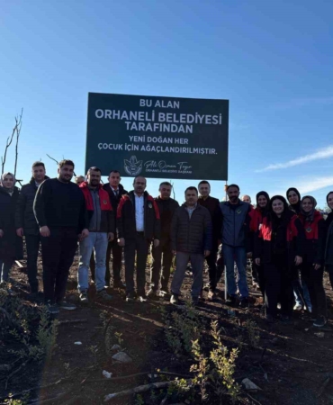 Orhaneli’de 188 fidan toprakla buluştu
