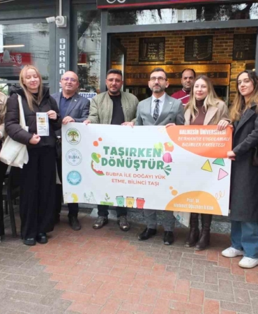 Balıkesir’de üniversiteliler sıfır atık projesi başlattı