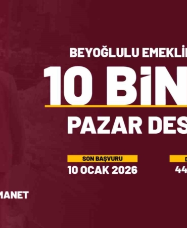 Beyoğlu’nda emeklilere verilen pazar desteği 2026’da da devam edecek