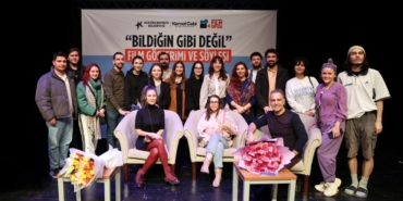 Ödüllü yapım "Bildiğin Gibi Değil" in film ekibi Küçükçekmece’deydi