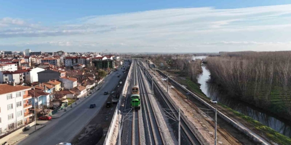 Hızlı tren projesi Edirne etabının yüzde 98’i tamamlandı