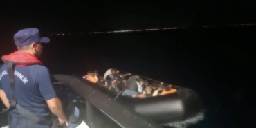 Ayvalık’ta 23 göçmen sahil güvenlik ekiplerinden kaçamadı