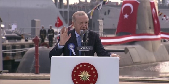 Cumhurbaşkanı Erdoğan: "Dünyada kendi savaş gemisini geliştirip denize indiren 10 ülkeden biri Türkiye’dir"