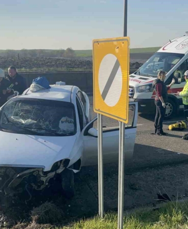 Tekirdağ’da feci kaza: 5 yaralı
