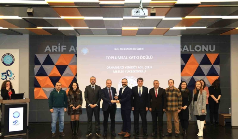 BUÜ’de 2024 yılı kalite ödülleri sahiplerini buldu