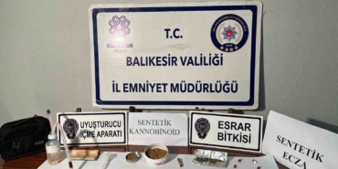 Gönen’de uyuşturucu operasyonu: 3 şüpheli gözaltına alındı