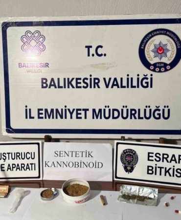 Gönen’de uyuşturucu operasyonu: 3 şüpheli gözaltına alındı