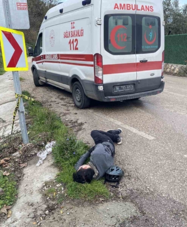 Bisikletli sürücü faciadan böyle döndü...Yaralı kurtuldu