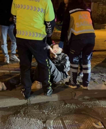 Edirne’de alkollü motosiklet sürücüsü otomobille çarpıştı: 1 yaralı