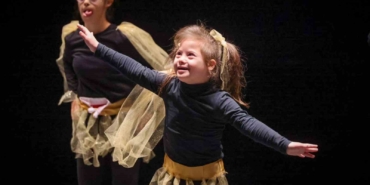 Özel çocuklar ayakta alkışlandı